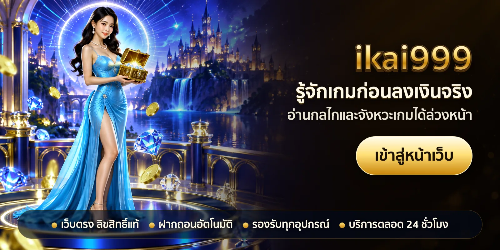 ภาพหัวเรื่องของ ikai999 ชุดที่ 1 — รู้จักเกมก่อนลงเงินจริง